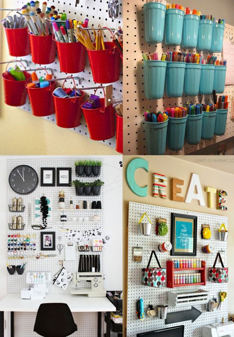 Dona Ajuda - pegboard para organizar o escritório