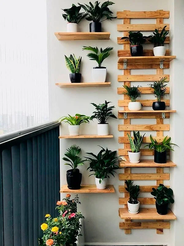 Jardim vertical para espaços pequenos