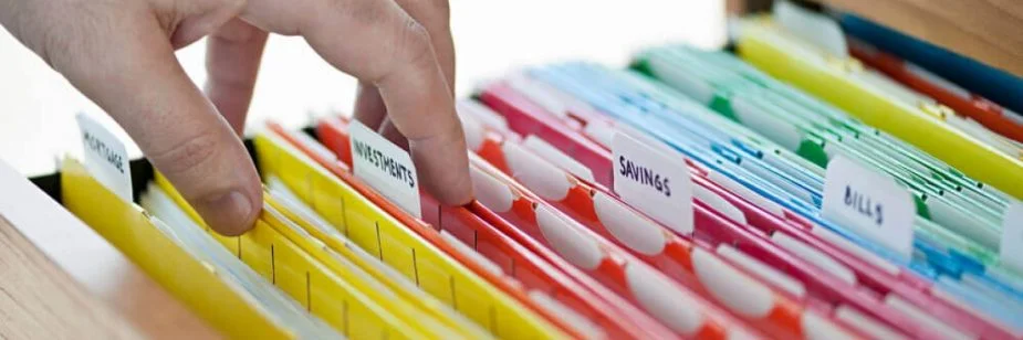 como organizar documentos